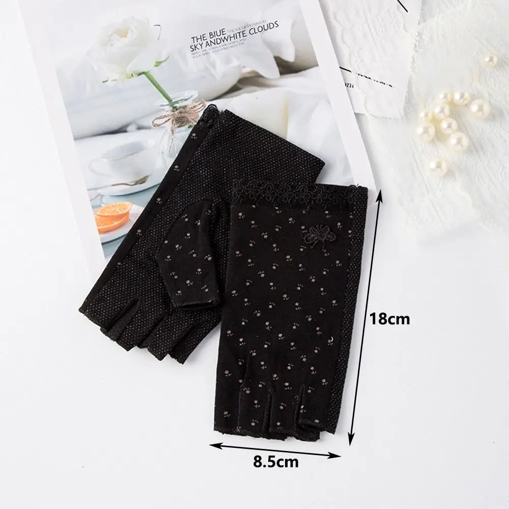 Guantes antideslizantes de medio dedo con protección UV - imagen 5