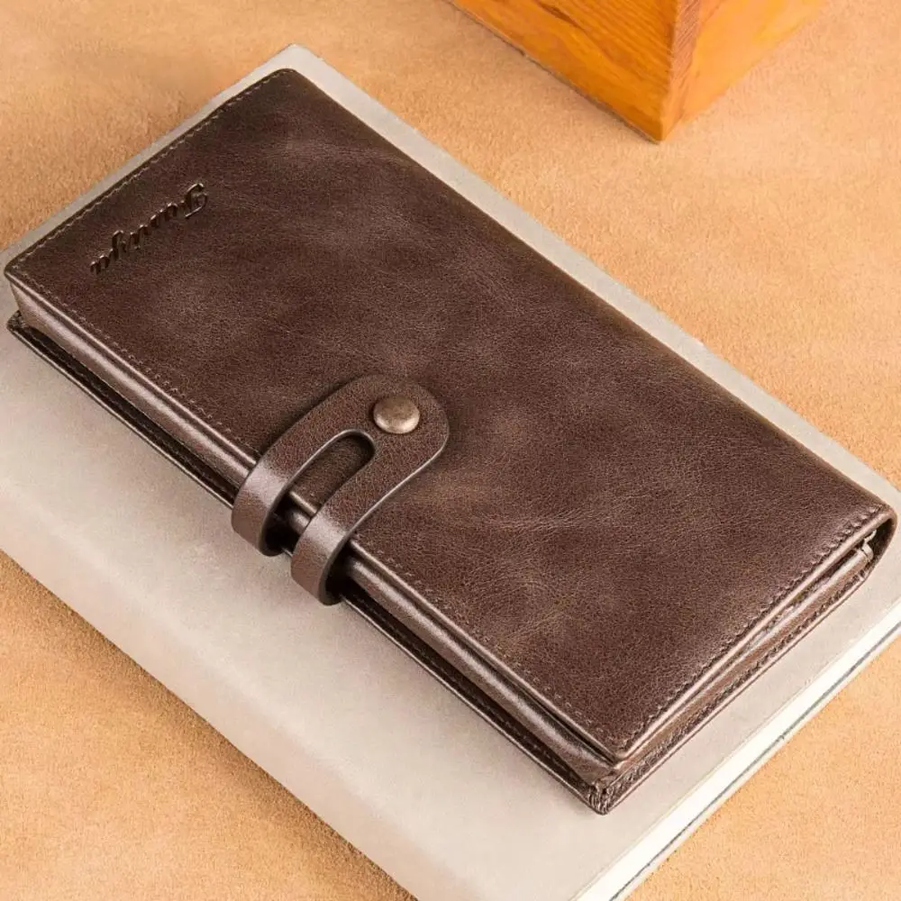Cartera hombre de PU con múltiples ranuras y gran capacidad - imagen 5