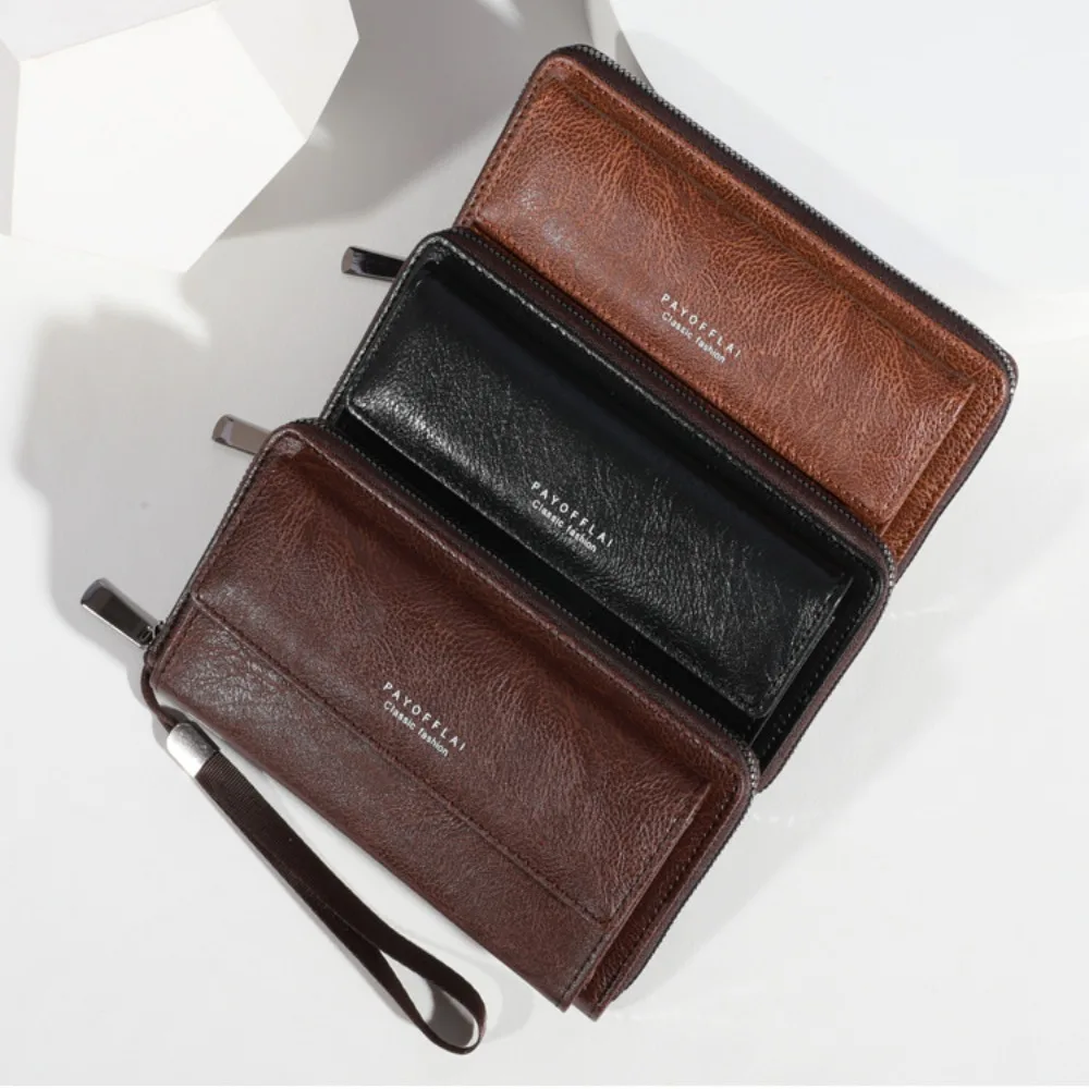 Cartera larga con cremallera para móvil en PU de gran capacidad - imagen 4