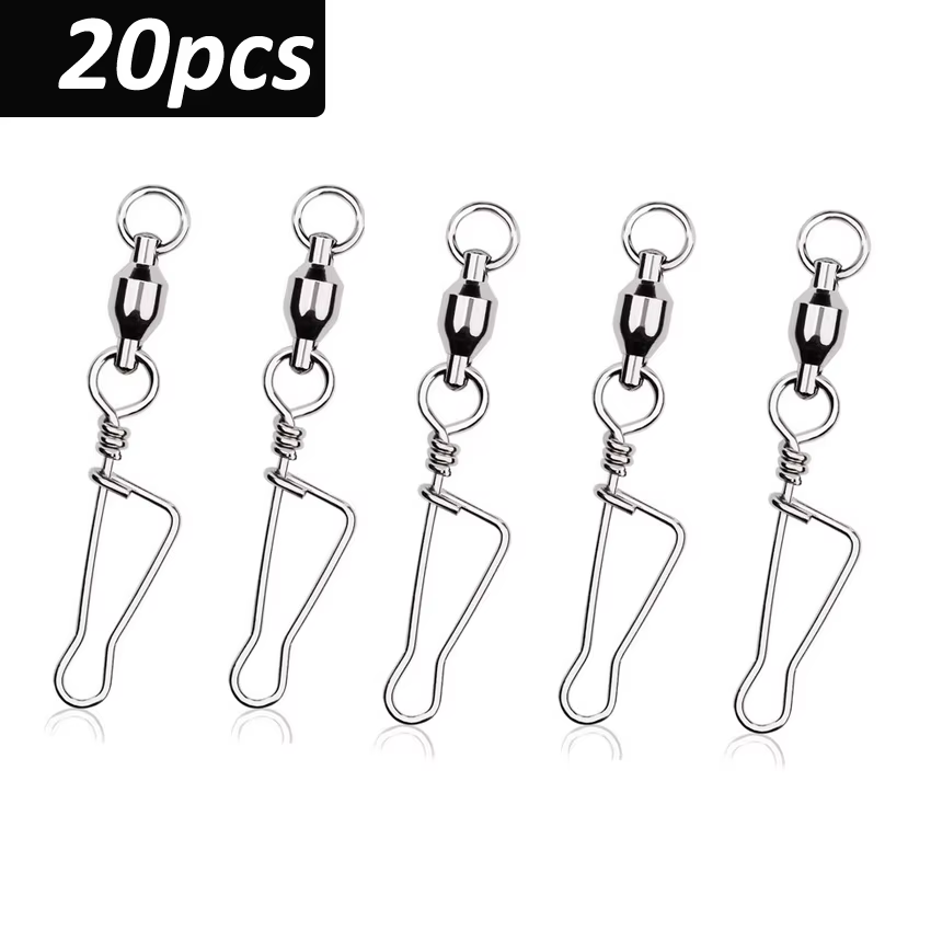 Giratori T Snap de acero inoxidable para pesca - imagen 4
