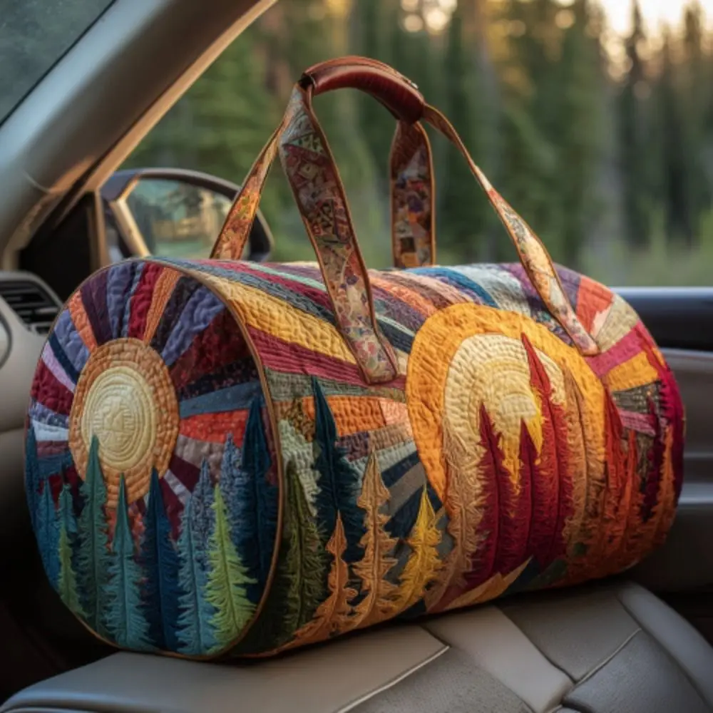 Bolsa de lona acolchada con correa ajustable y diseño 3D – Viaje - imagen 3