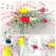 Free Fisher señuelos luminosos para calamar con faldas de cuentas - imagen 2