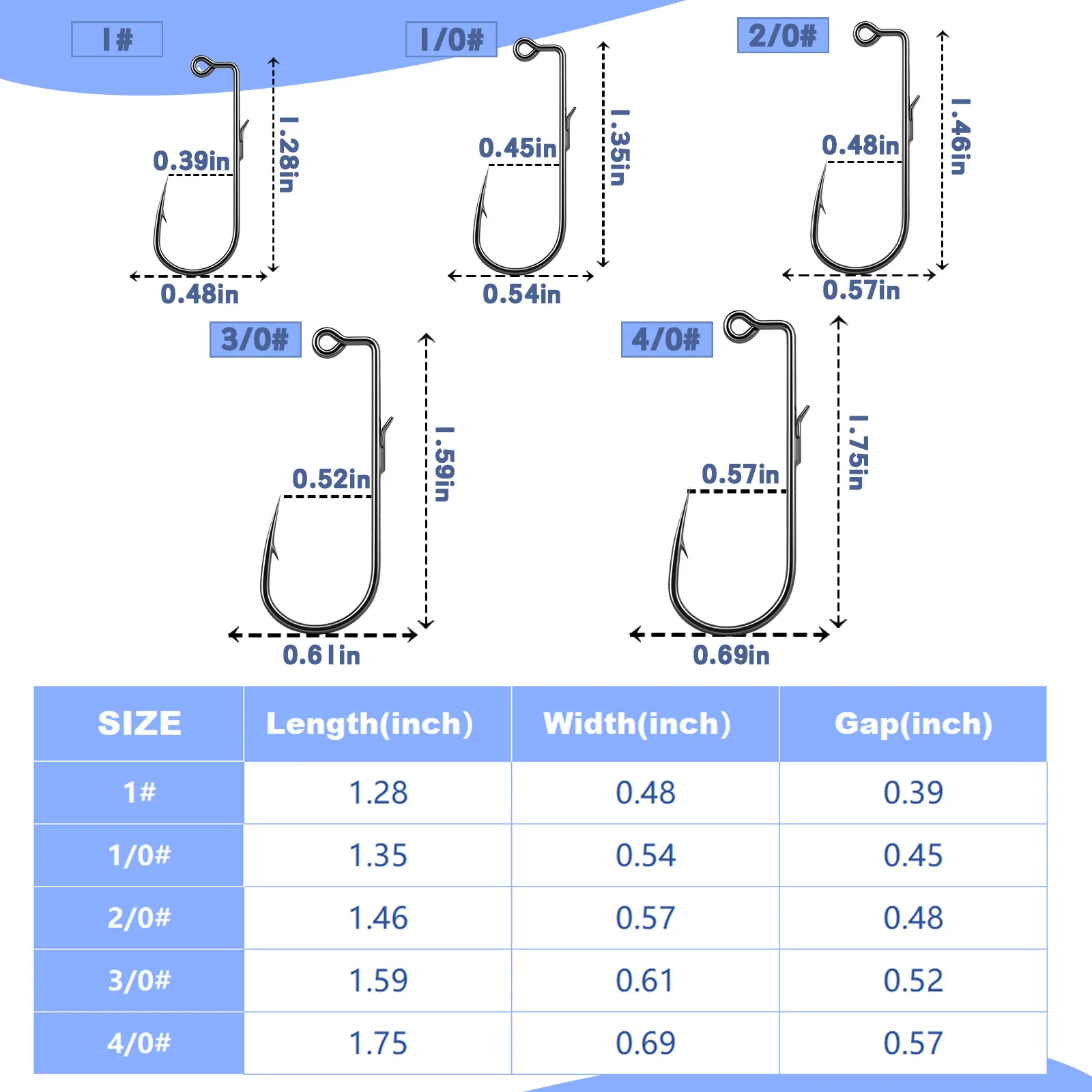 Ganchos plantilla 90° con protector de alambre para agua salada - imagen 4