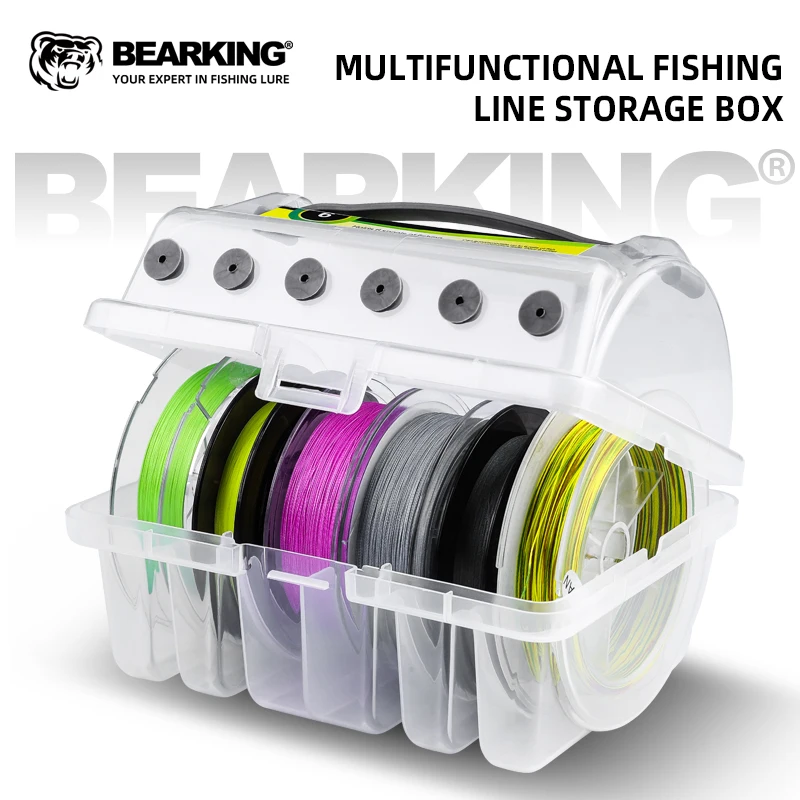 BEARKING Caja de aparejos doble cara para accesorios de pesca