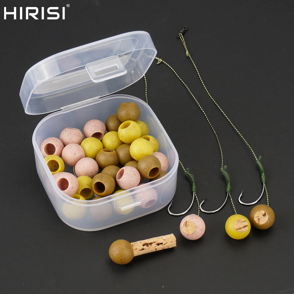 Boilies flotantes Hirisi para carpa – cebo de cabello y Chod Rig - imagen 2