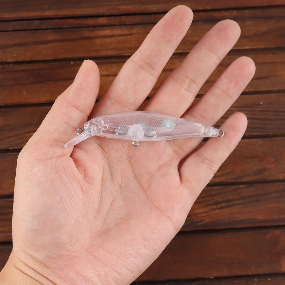 Sonajeros flotantes de señuelo duro Dr.Holife para pececillos en blanco - imagen 4