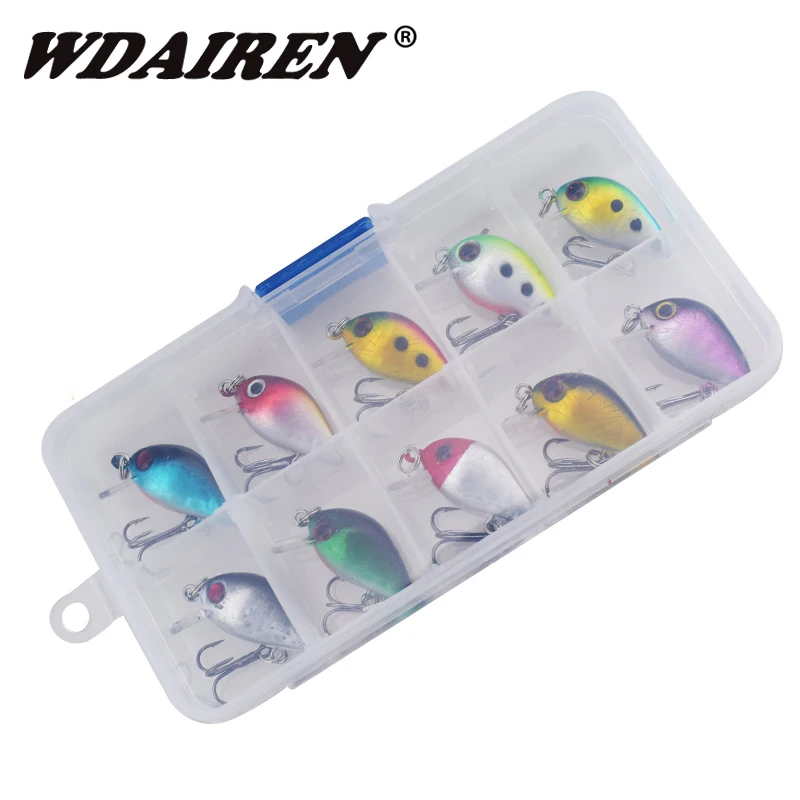 Señuelo Wobbler mini Crankbait de cebo duro para lubina 30 mm