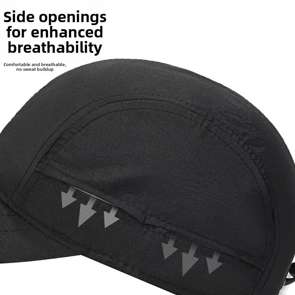 Gorra de pesca impermeable secado rápido poliéster transpirable - imagen 2