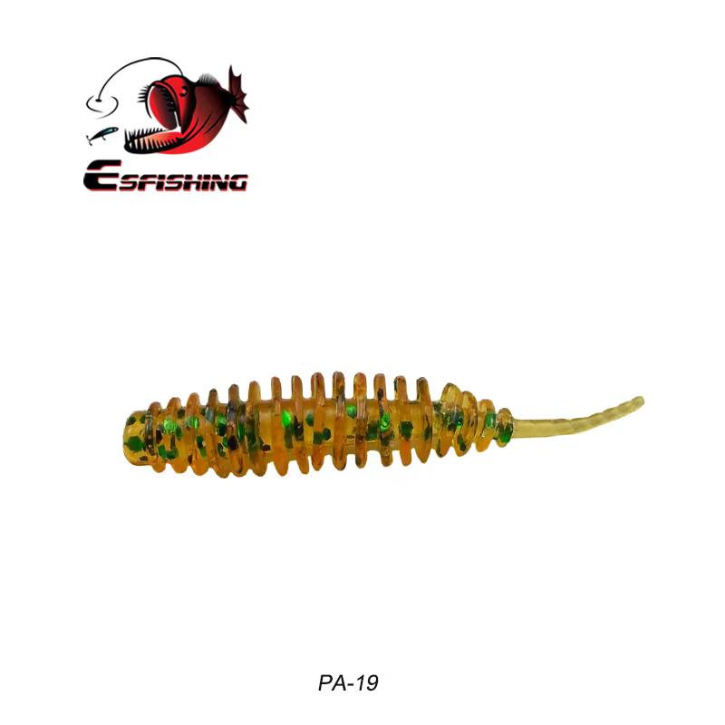 ESFISHING Tanta cebo de gusano para pesca en hielo – señuelo vinilo - imagen 3