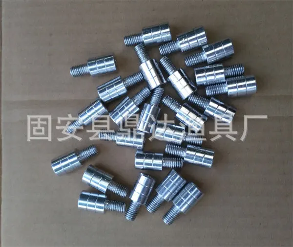 Adaptador de rosca CA103 en aleación de aluminio con acabado moleteado