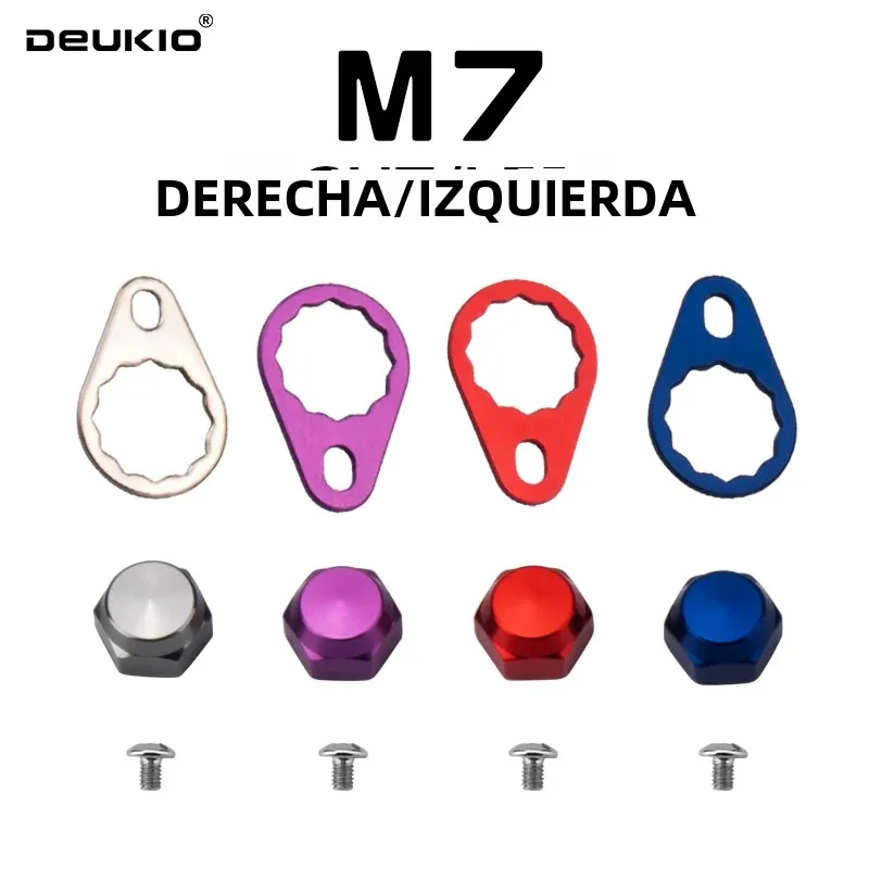 DEUKIO M7 S tuerca para baitcasting izquierda/derecha con arandelas - imagen 3