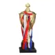 Trofeo de metal con tapa dorada tipo copa – Premio creativo - imagen 5