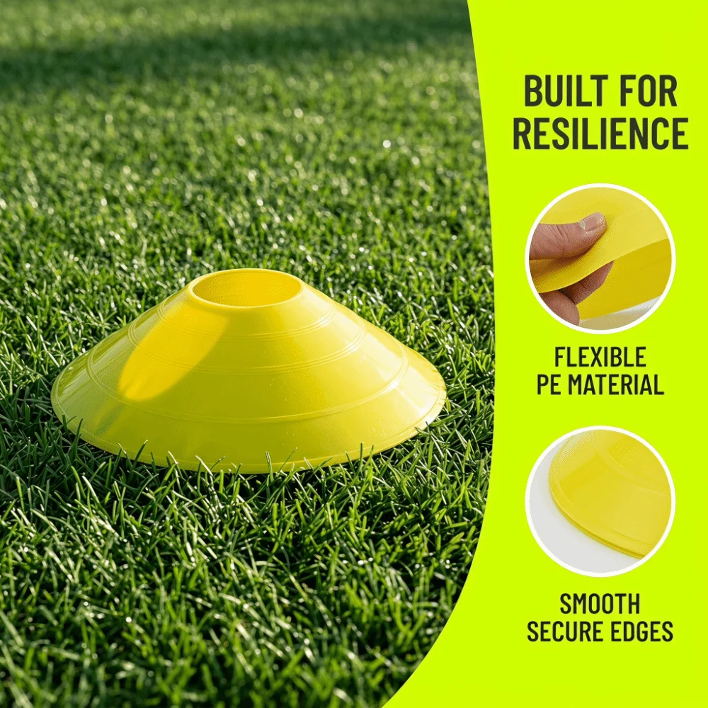 Conos de entrenamiento apilables orificio superior y discos agilidad - imagen 2