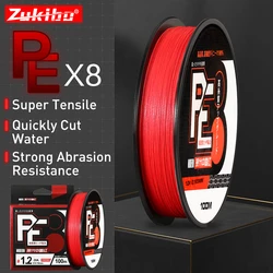 ZUKIBO Firebird sedal trenzado multifilamento para agua salada