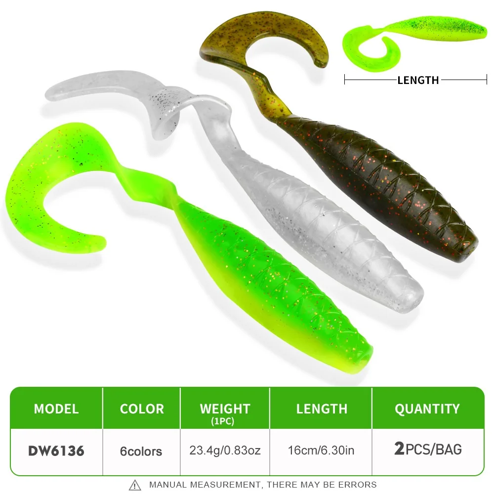 Pack de 2 unidades señuelos Senko colores disponibles