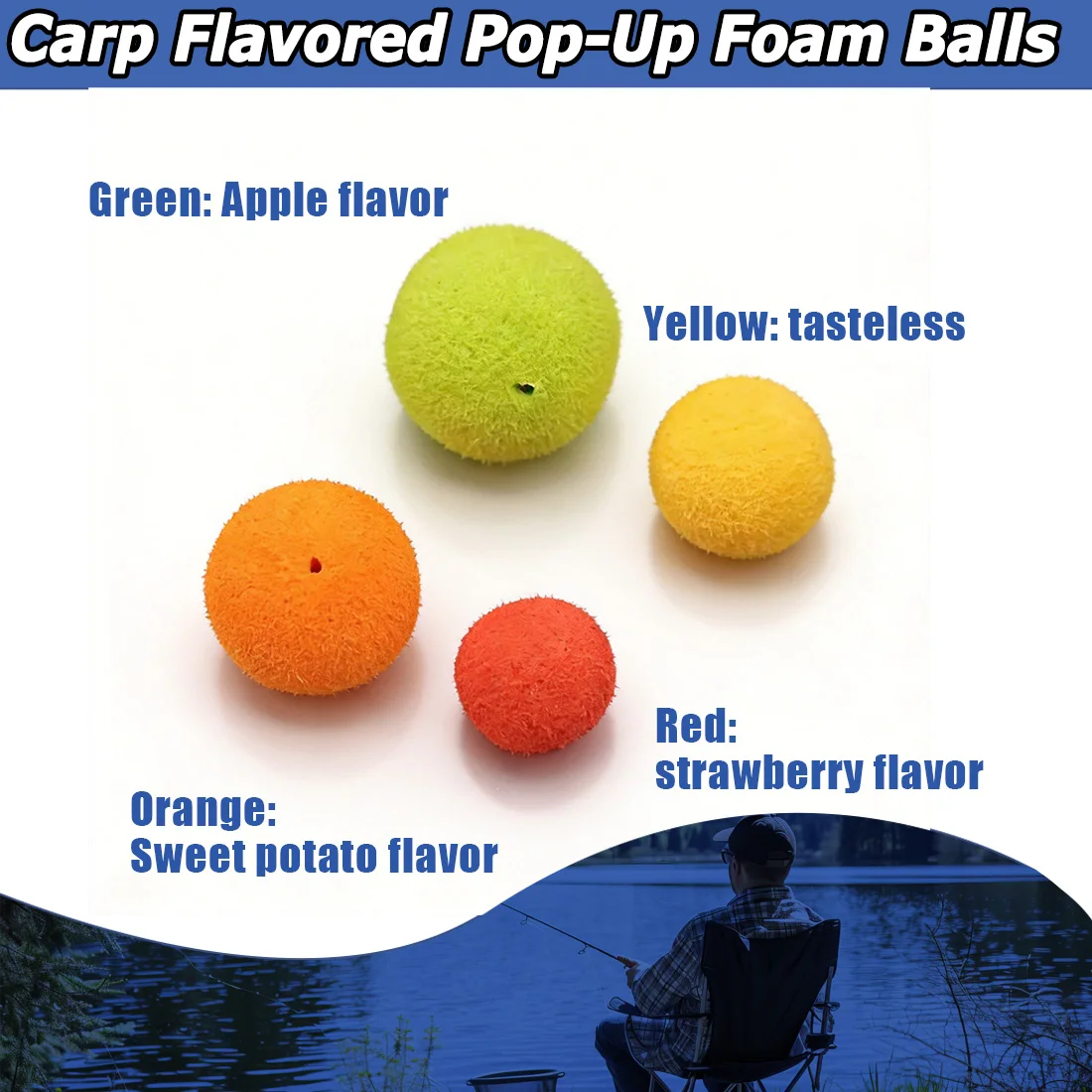 9KM Foam Pop Up Soft Pellets Baits