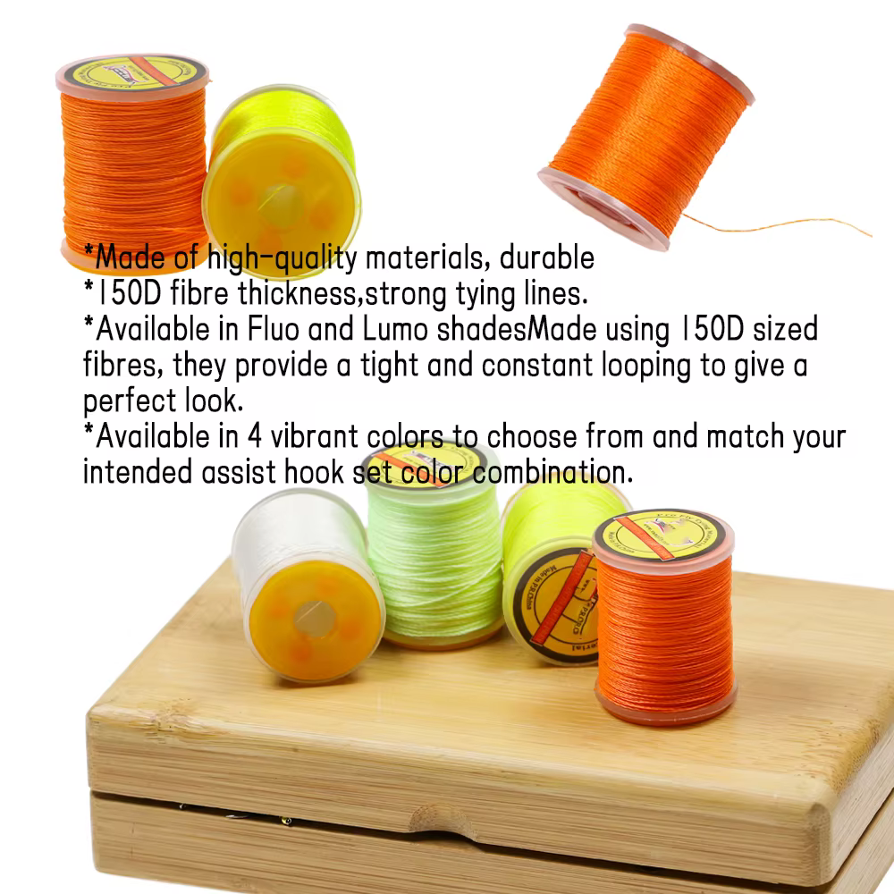 WIFREO Lumo 150D – Hilo de atar moscas UV Fluo para Lucio - imagen 4