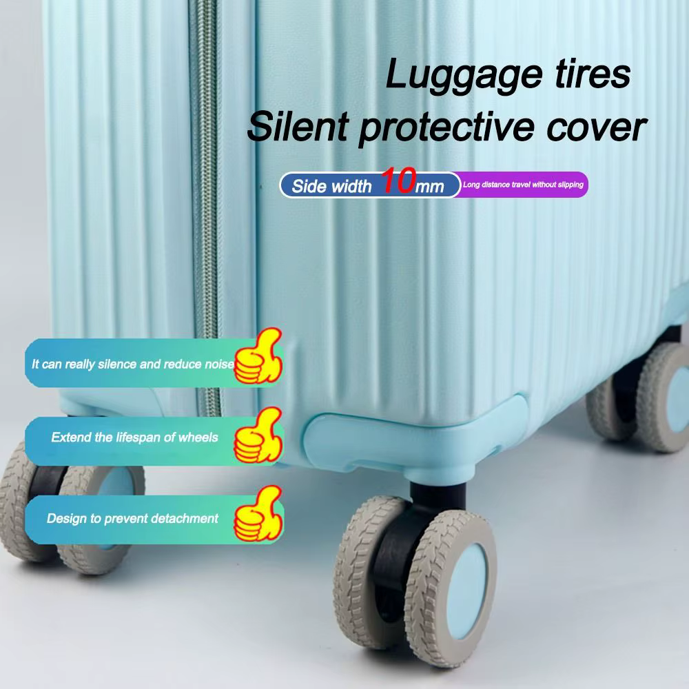 Cubiertas Ruedas Maleta – Protector Antidesgaste y Silencioso - imagen 3