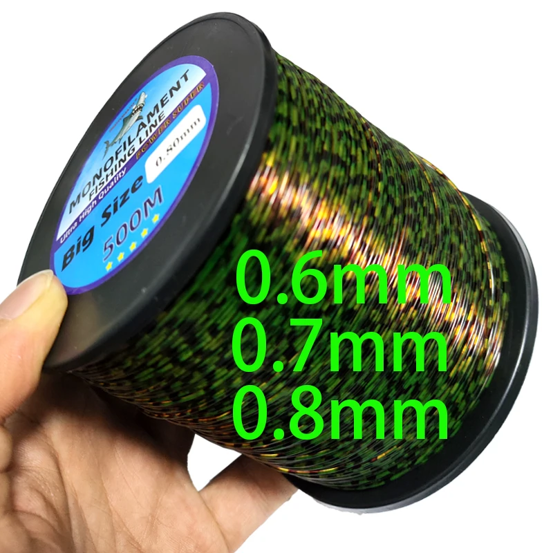 Carrete de línea de pesca REDTOMATO monofilamento 500m