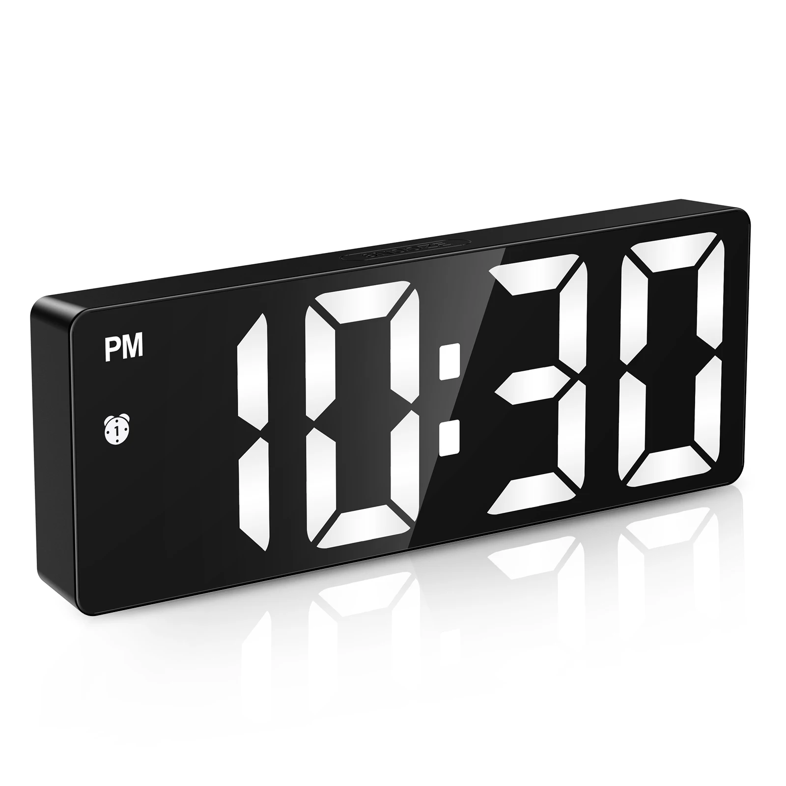 Despertador LED ORIA – Escritorio y mesita de noche con alarma