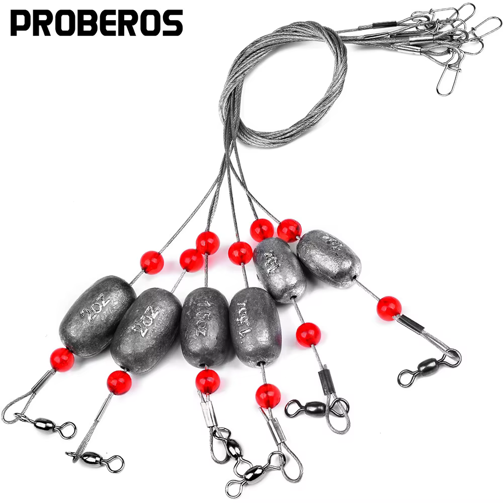 Emerillons de cobre y acero – Tapones para huevos de pesca - imagen 3