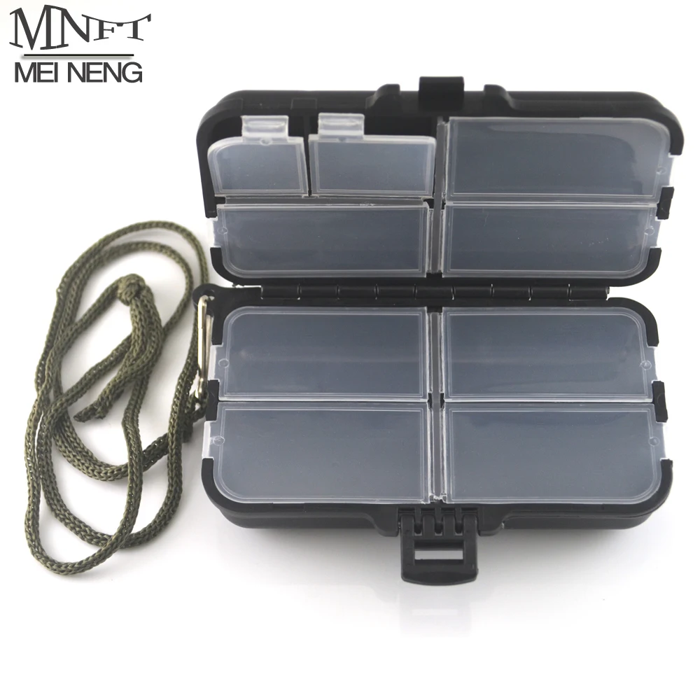 Caja de pesca 9 compartimentos MNFT con ganchos Popper Spinner