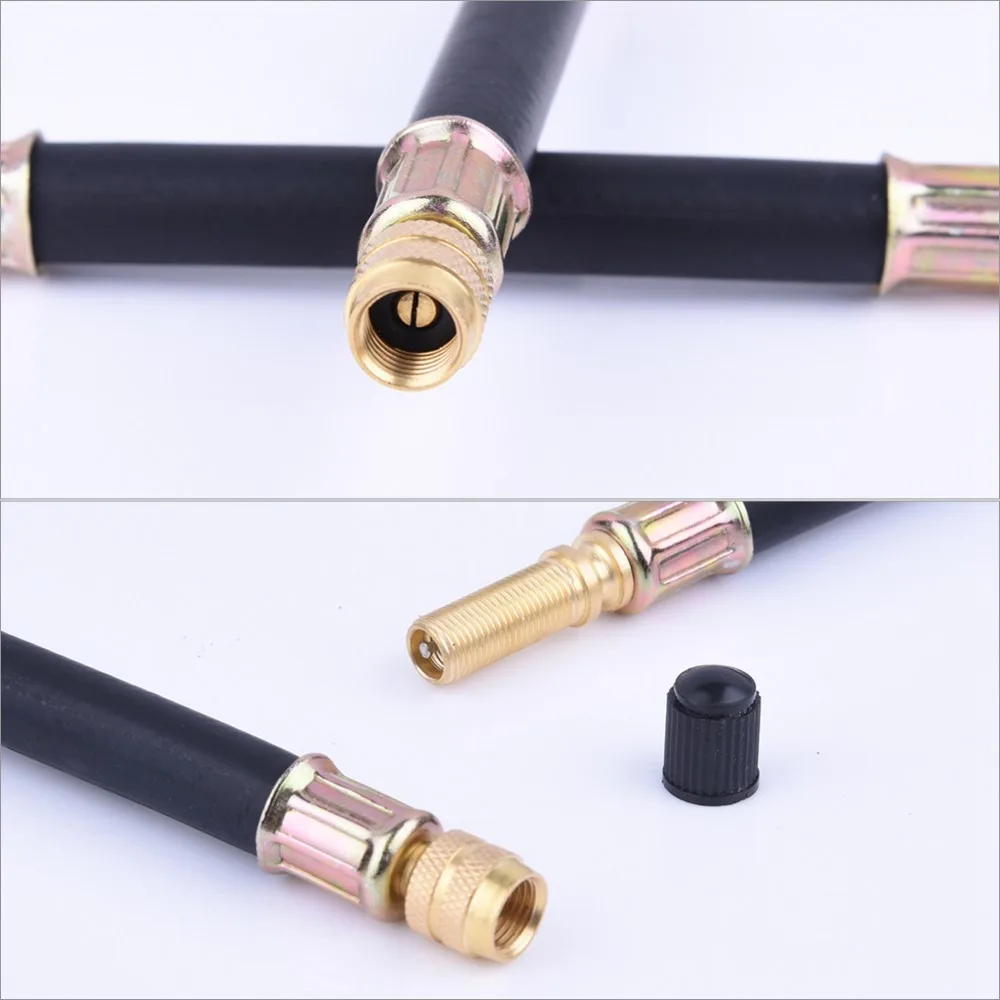 Extensión de válvula de neumático flexible universal con adaptador