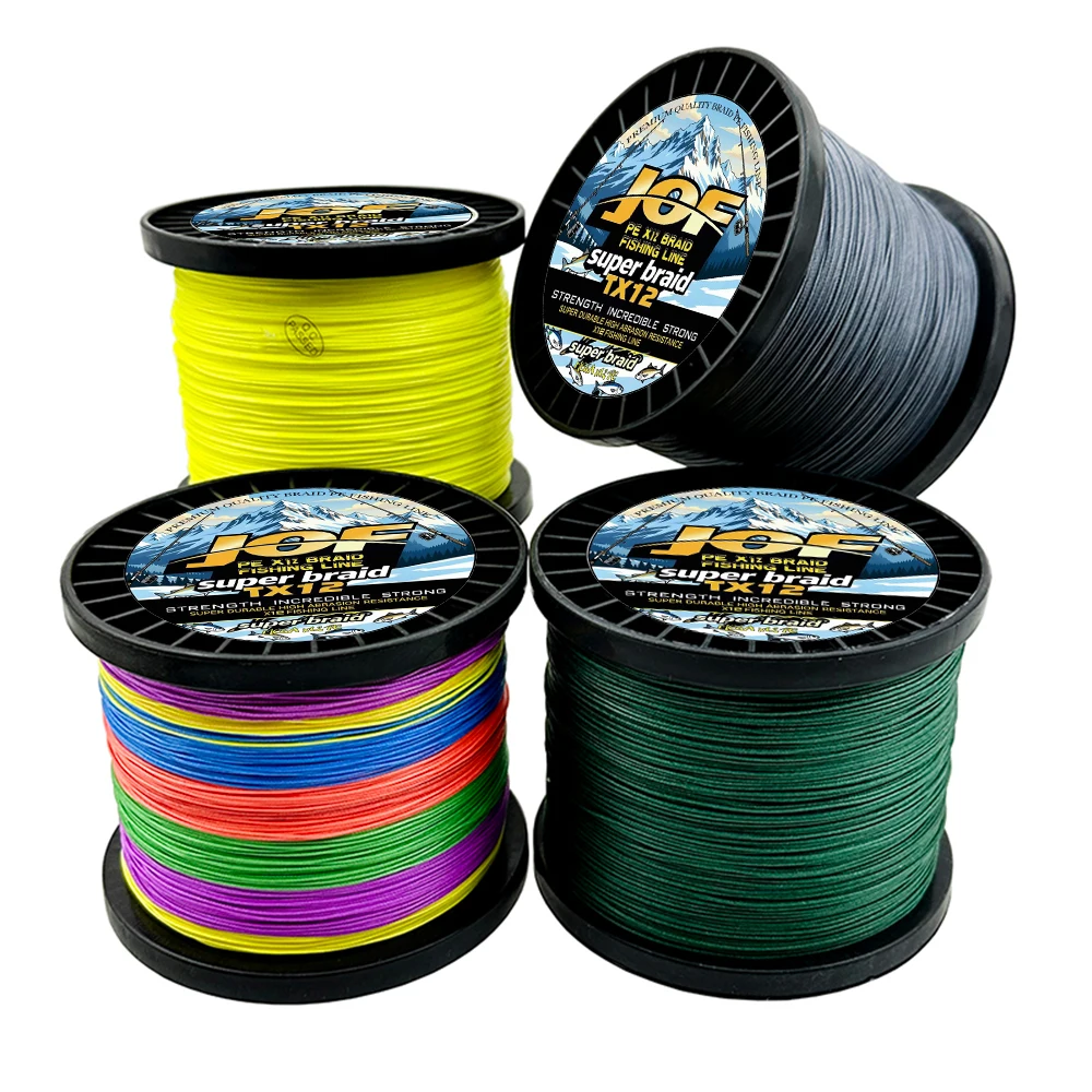 Línea trenzada PE JOF multifilamento súper resistente para pesca - imagen 5