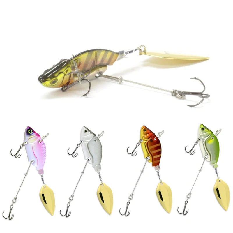Spinnerbait Cuchara Giratoria VIB Metal 13,6g para Trucha Invierno