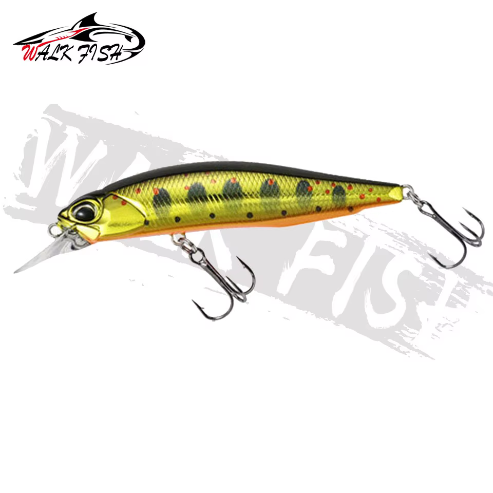 Walk Fish Señuelo suspendido Wobbler pesca profundidad invierno - imagen 4