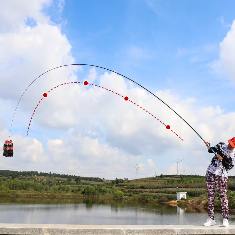 Caña de carpa ultraligera FISHINGFANS 5H de carbono - imagen 5