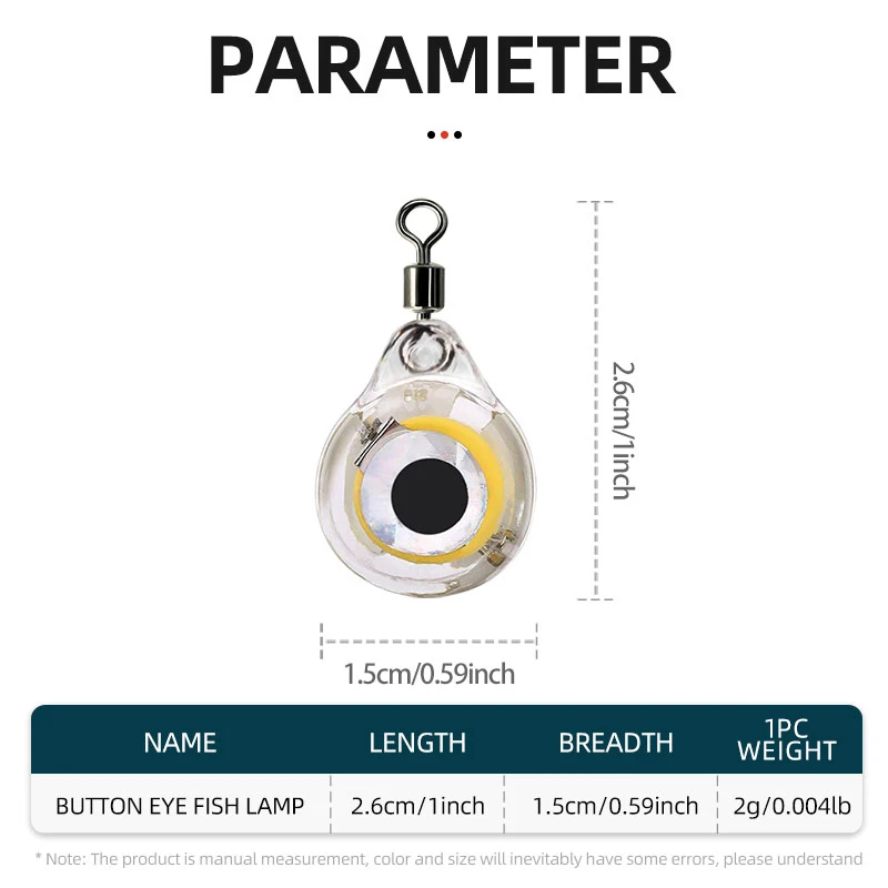 ShareShark Luz LED mini para pesca nocturna de calamares marinos - imagen 5