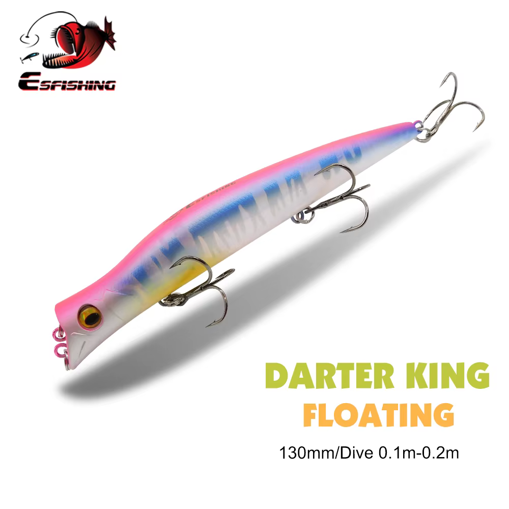 ESFishing Popper Darter King – Señuelo flotante superficie - imagen 2