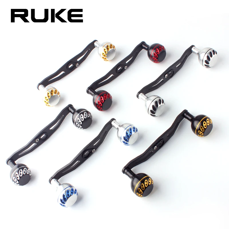 Carrete baitcasting Ruke de carbono con perilla de aleación