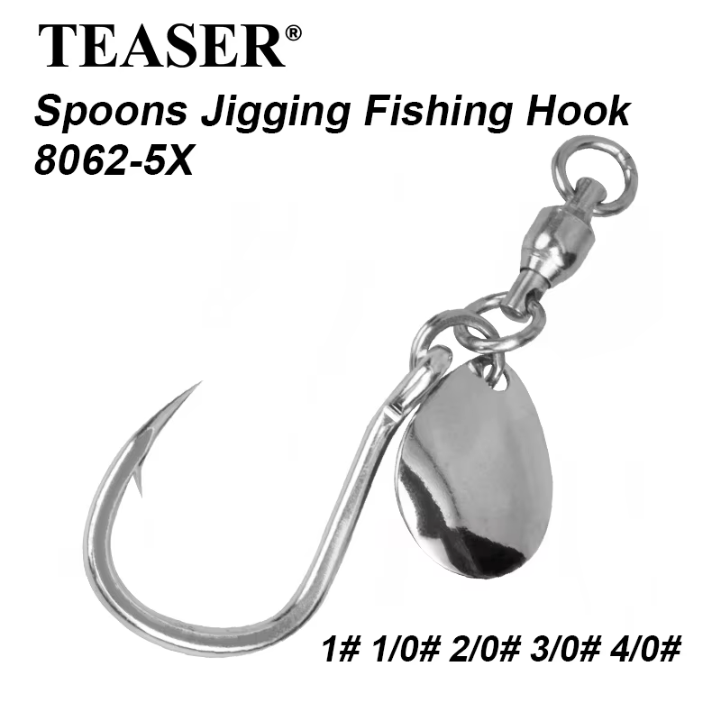 Gancho de Asistencia para Jigging Teaser HK043 – Acero Inoxidable