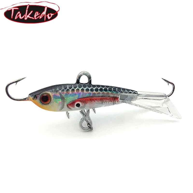 Señuelo pesca en hielo jig TAKEDO SP23 con plomo y contrapeso - imagen 2