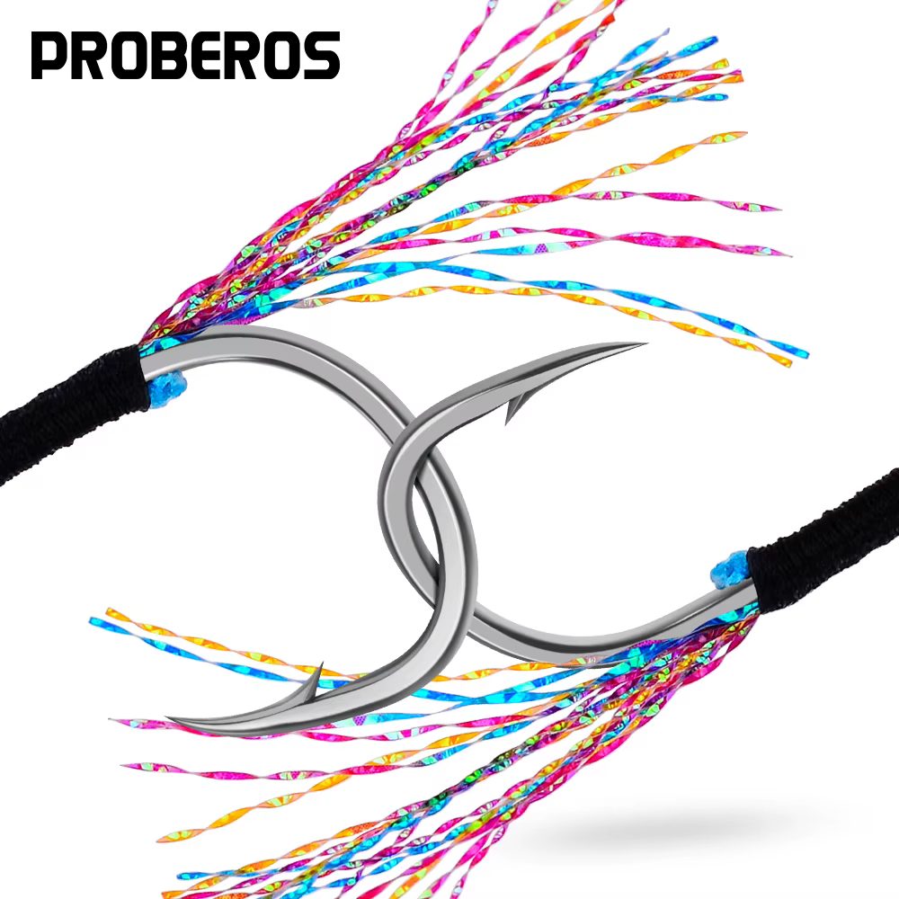 Anzuelos mar PROBEROS – Acero brillante para pesca salada - imagen 2