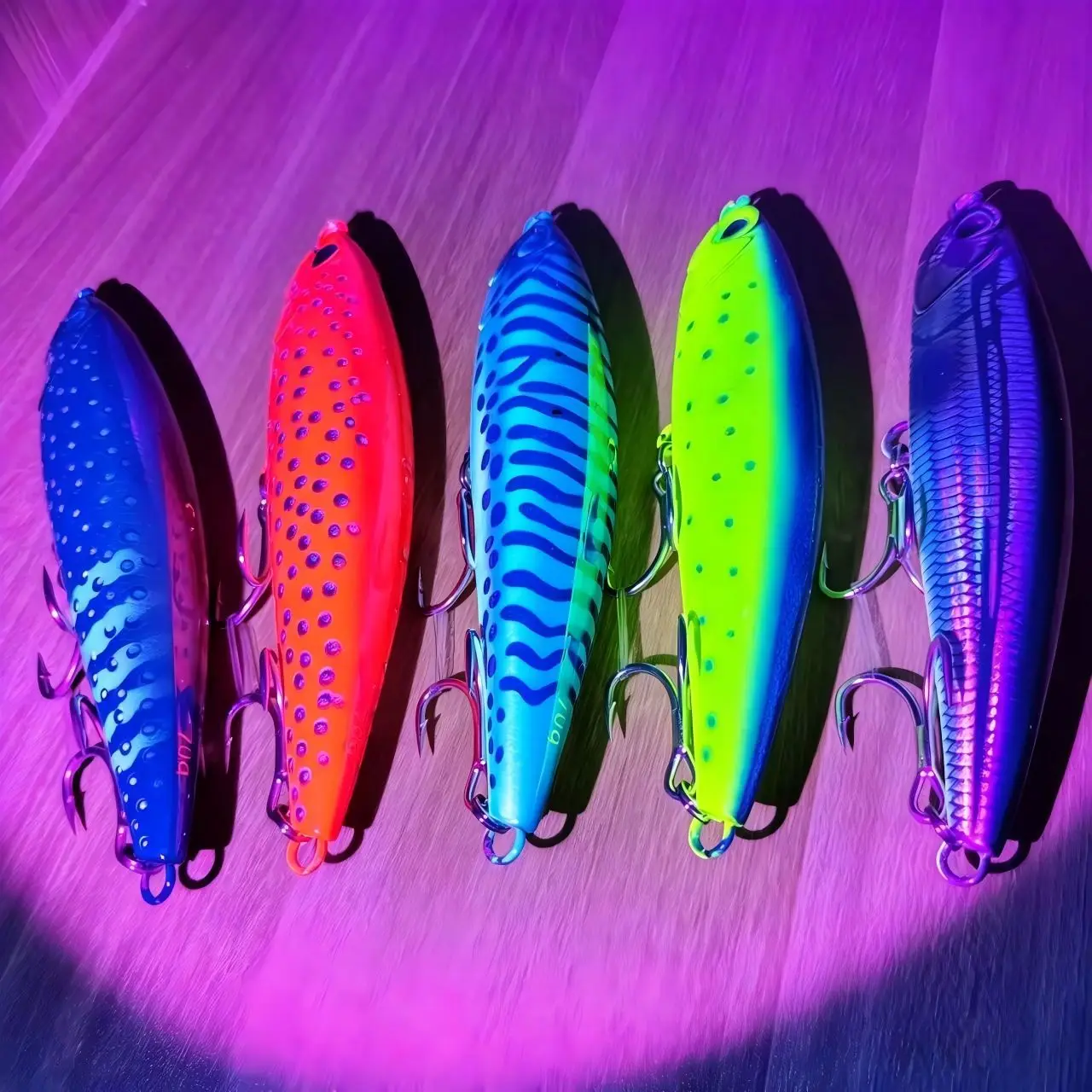 Señuelo stickbait agua salada con anzuelo para peces grandes
