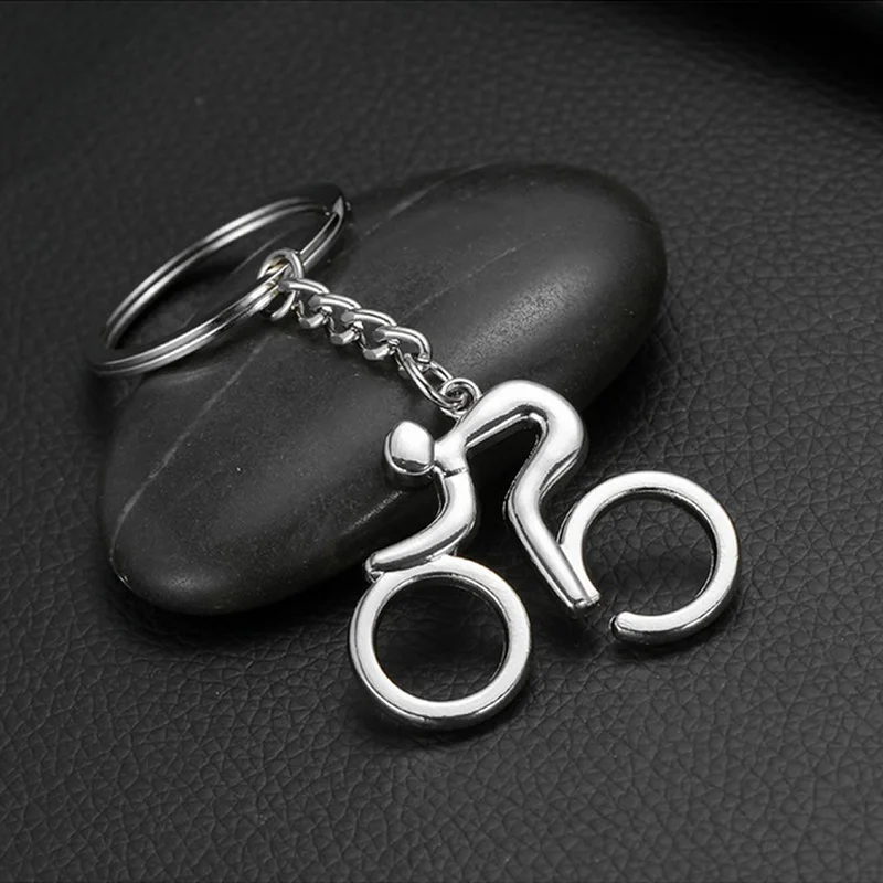 Llavero de pesca deportiva y ciclismo para hombre en metal - imagen 2