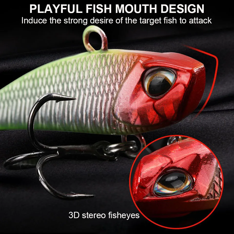 WALK FISH Señuelo VIB Metal – Cola giratoria vibración curricán