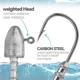 Anzuelos Jigging cabeza de bala, plomo para lubina y trucha lanzado - imagen 3
