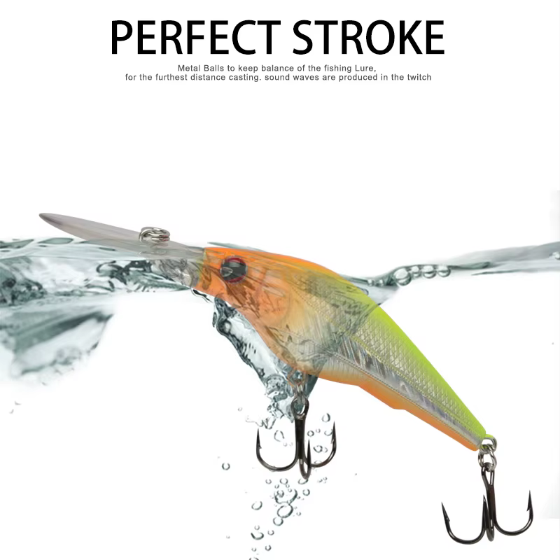 Wondershot A21 Wobbler Minnow 6cm 6,8g – Artificial 1,5m 6 colores - imagen 5