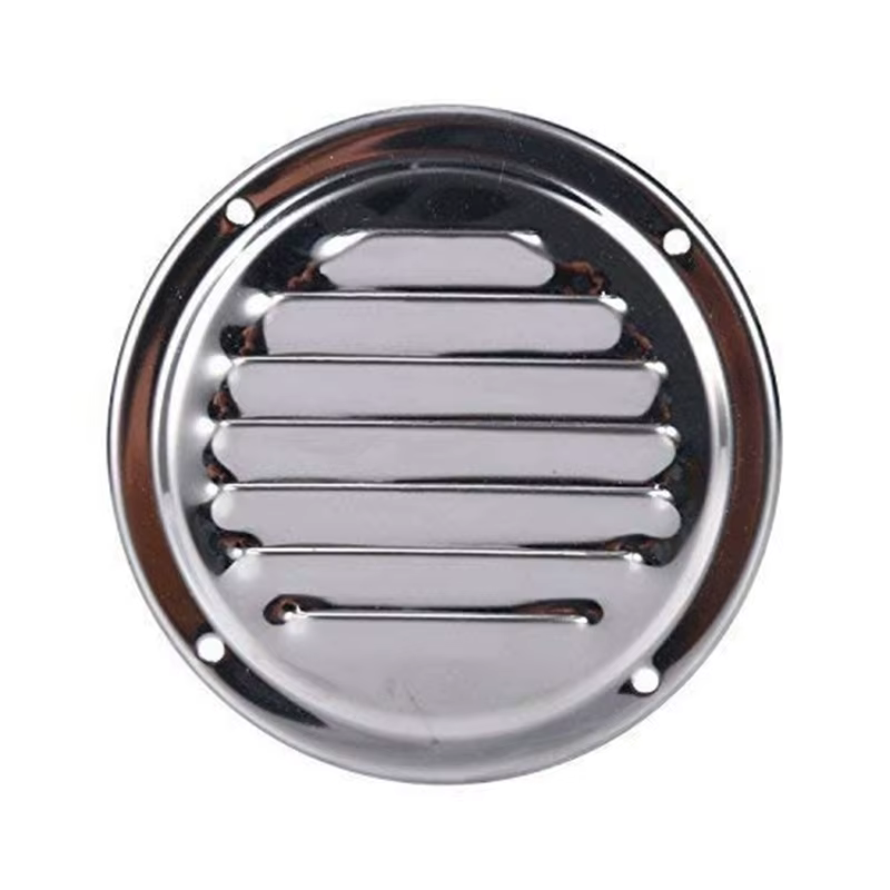 Cubierta ventilación louvered acero inoxidable para motor barco