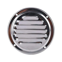 Cubierta ventilación louvered acero inoxidable para motor barco