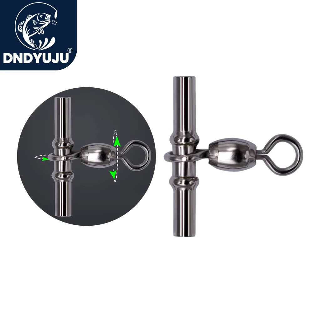 DNDYUJU Engrasador giratorio 3 vías – Conector aparejos agua salada