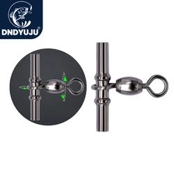 DNDYUJU Engrasador giratorio 3 vías – Conector aparejos agua salada