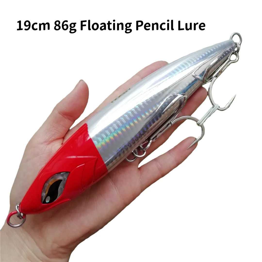 NOEBY Señuelo flotante tipo lápiz para pesca de superficie duradero