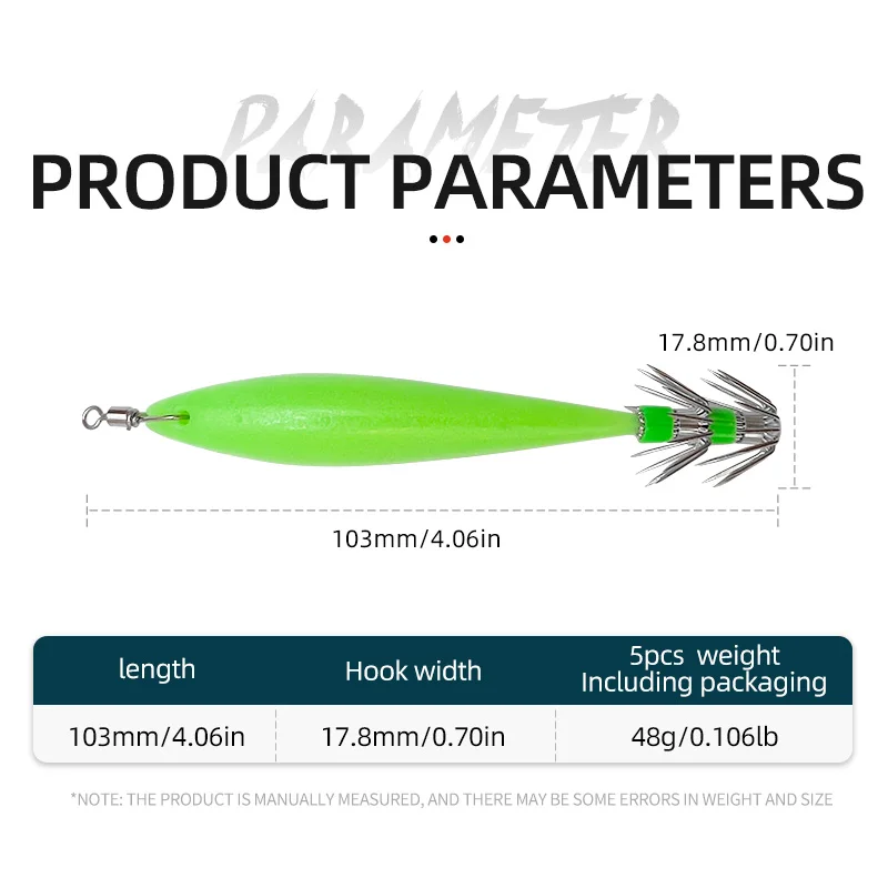 Anzuelo calamar brillante ShareShark – plantilla pulpo para señuelos - imagen 2