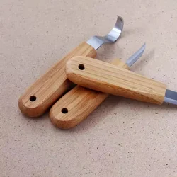 Cuchillos de tallado para madera acero cromo-vanadio con mango