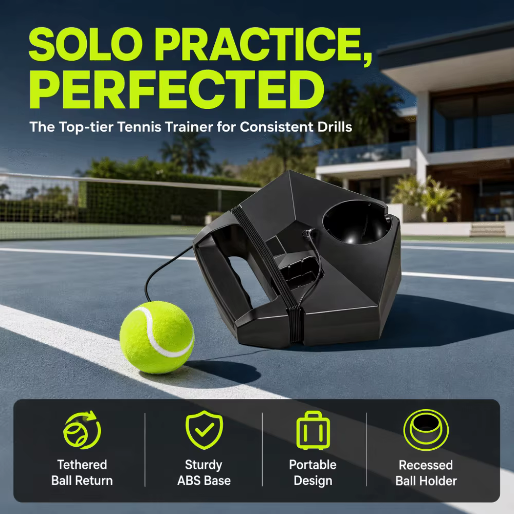 Entrenador de Tenis de Mesa con Bola de Rebote – ABS de Alta Elasticidad - imagen 2